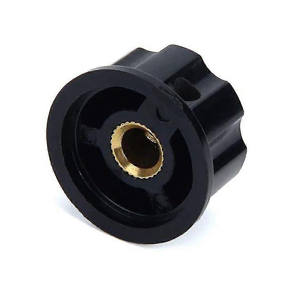 Top Knobs 4pcs Round 27mm Ribbed Potentiometer Knobs For Diameter Shaft Potentiometers