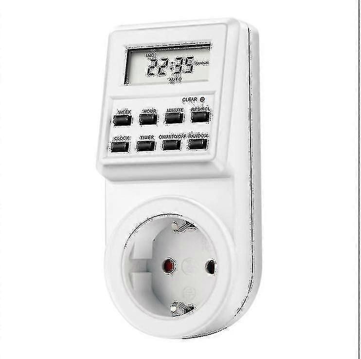 European Standard Small Screen Smart Timer Switch Socket