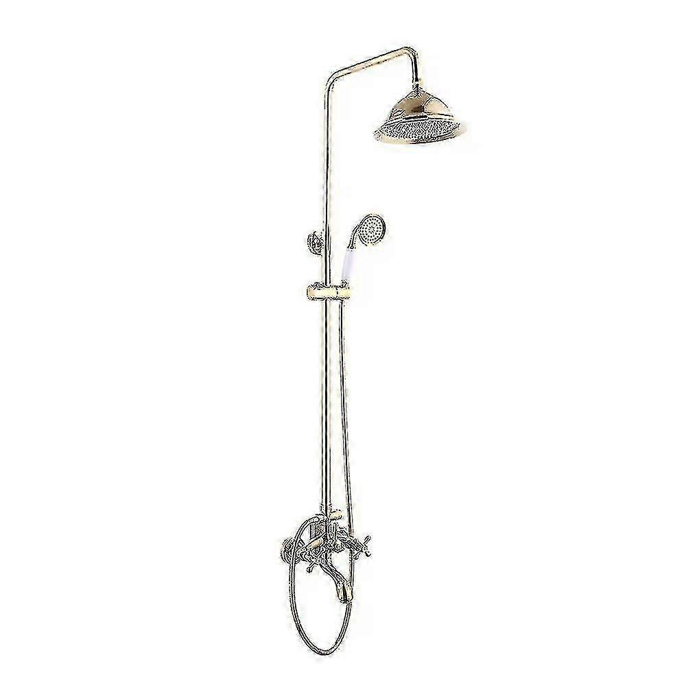 Retro Rain Shower Set Faucet With Hand Shower System