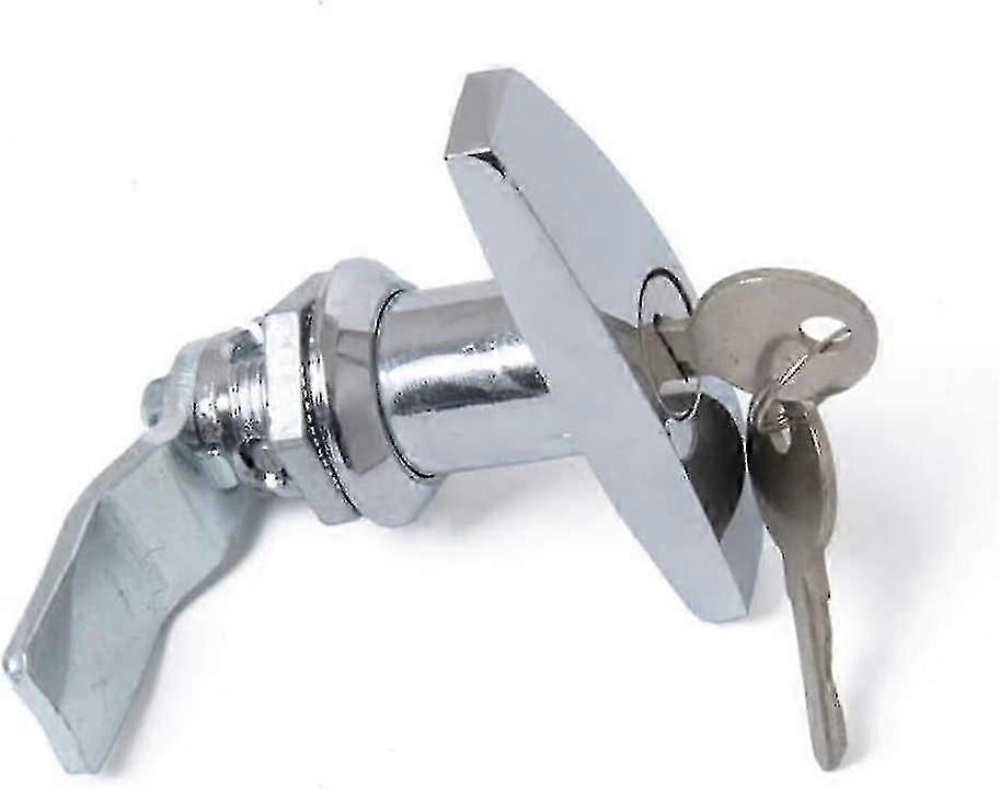 Aluminum Alloy Universal T-handle Trailer Door Latch Lock With Key
