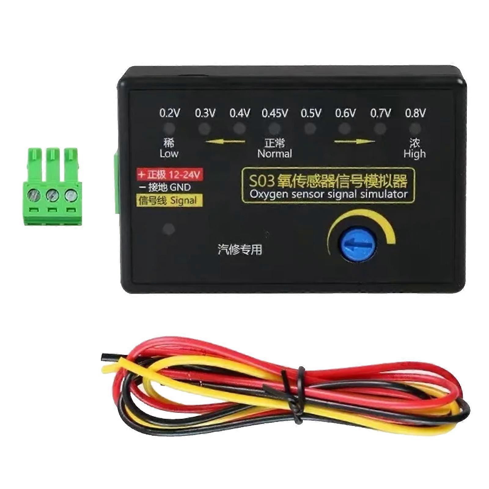 Oxygen Sensors Signal Simulators Four Wire Signal Simulation with Adjustable Voltage Car Diagnostics, Miniature Design
