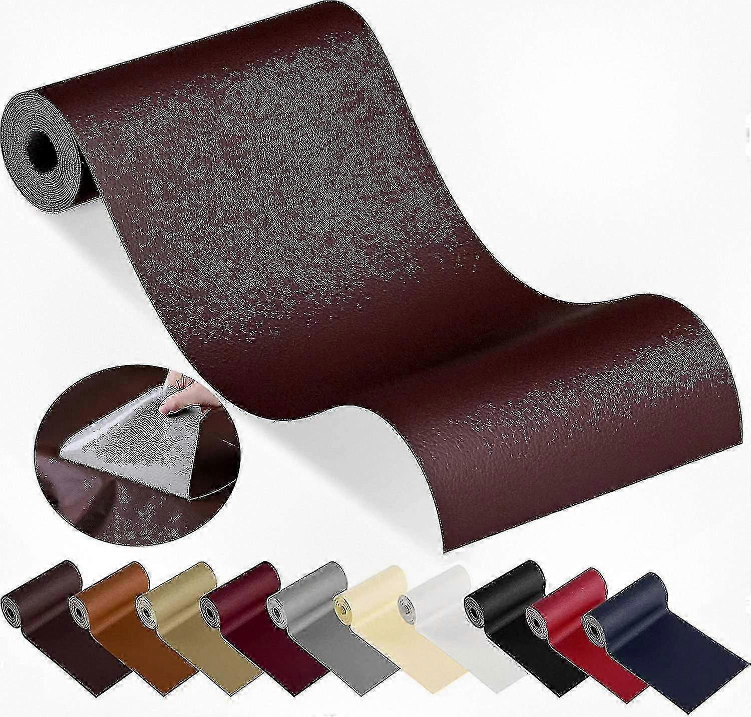 Self-Adhesive Leather Repair Patch for Couch, Sofa, Car Seat, and Chair Renovation Sticker for Various Brands