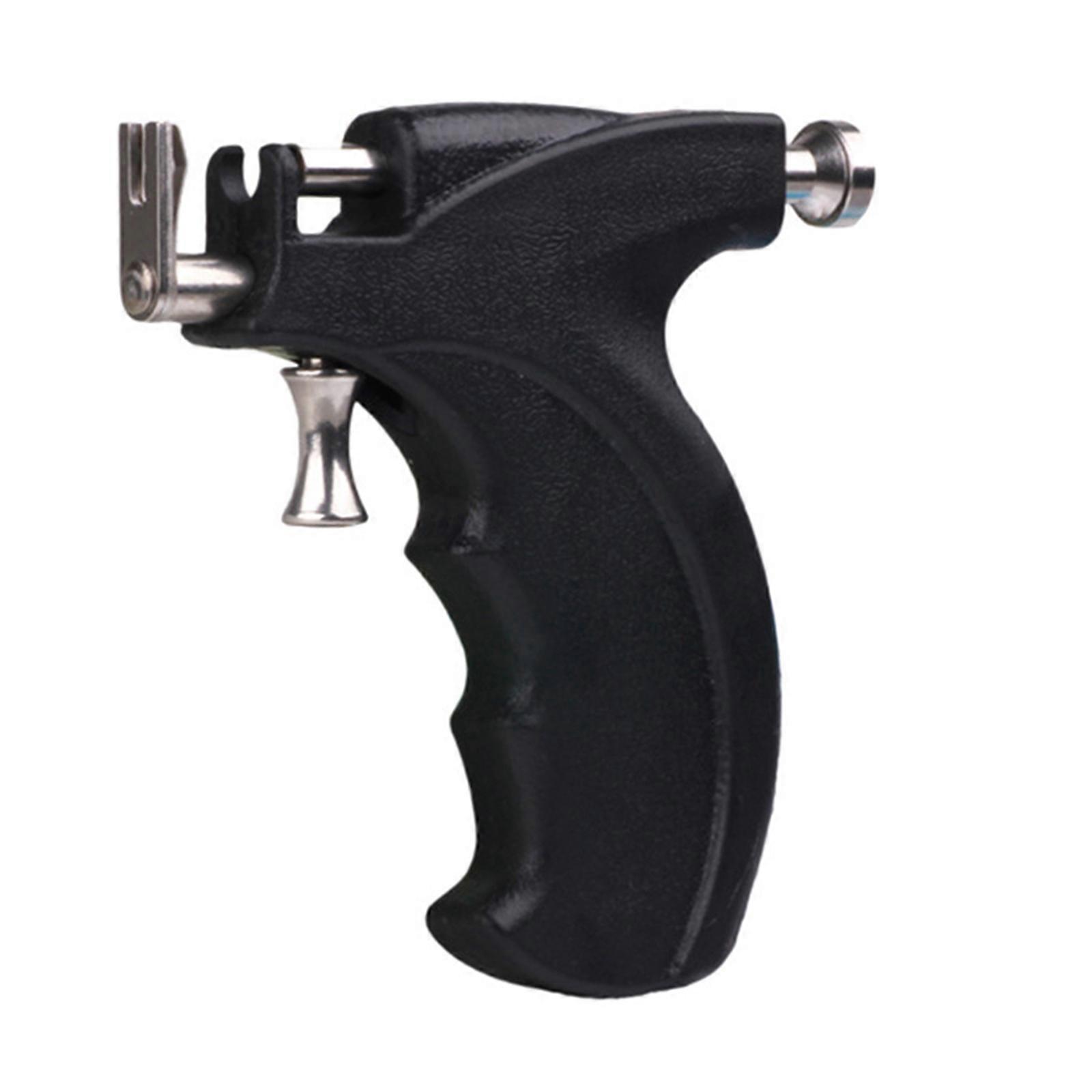 Stainless Steel Ear Piercing Tool Set including earrings, painless piercing