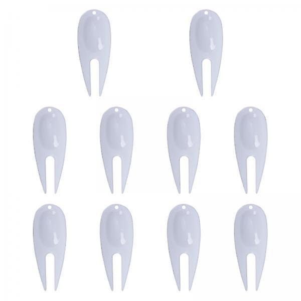 3 x 10Pcs Golf Divot Tool Punta de reparación de césped compacta para
