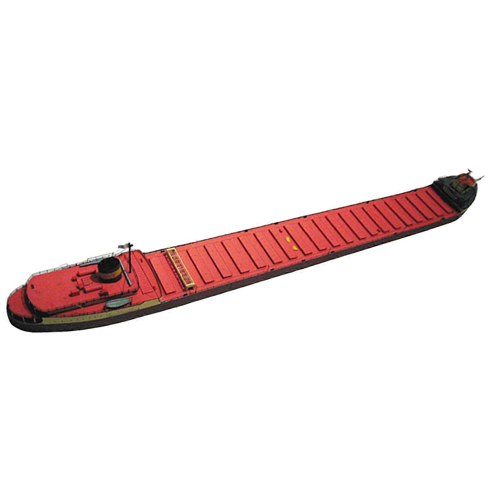 3D 1/400 Ore Carrier Paper Crafts DIY Kit Finished Size 56Cmx5.6cm Recycled