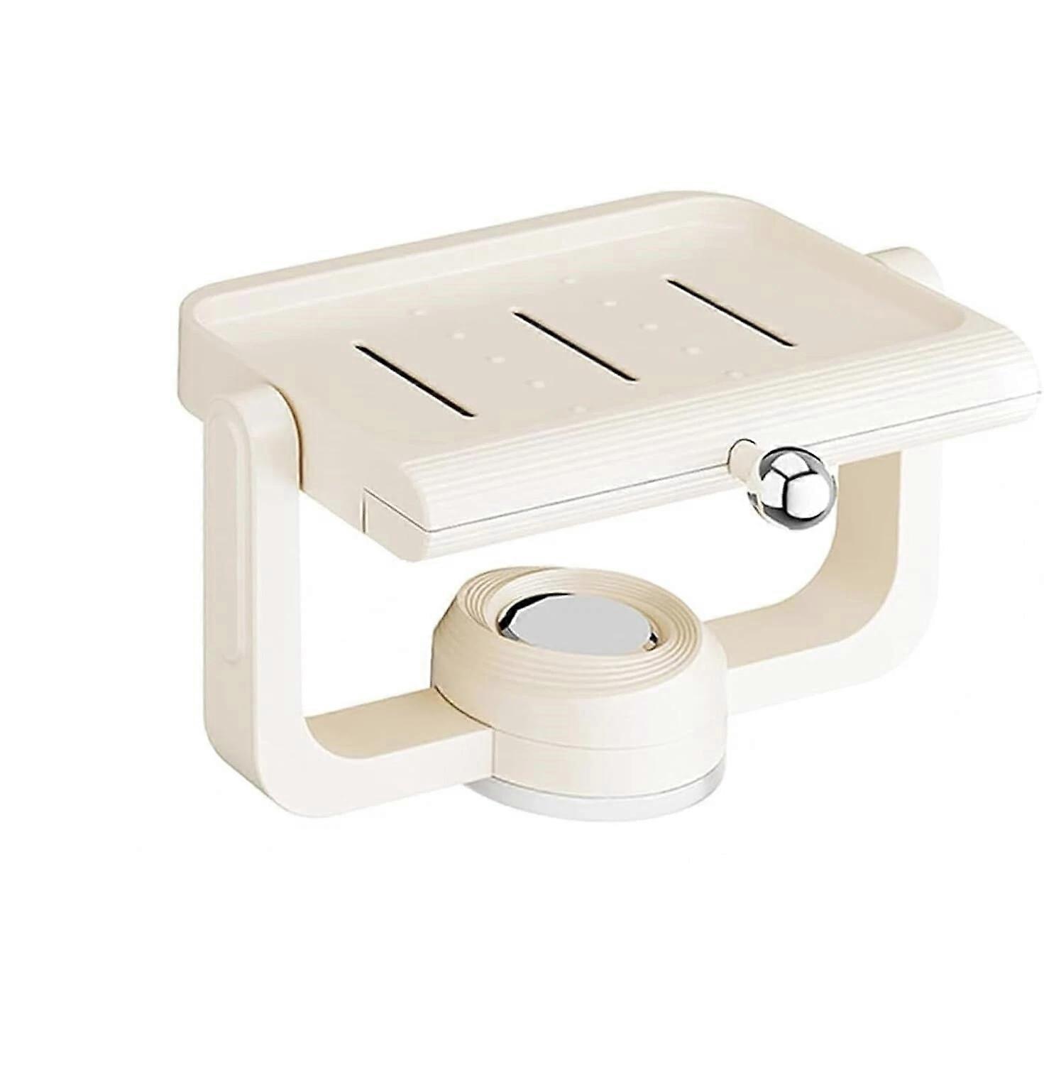 2025 New Rotatable Suction Cup Soap Dish Holder, with Strong Vacuum Suction