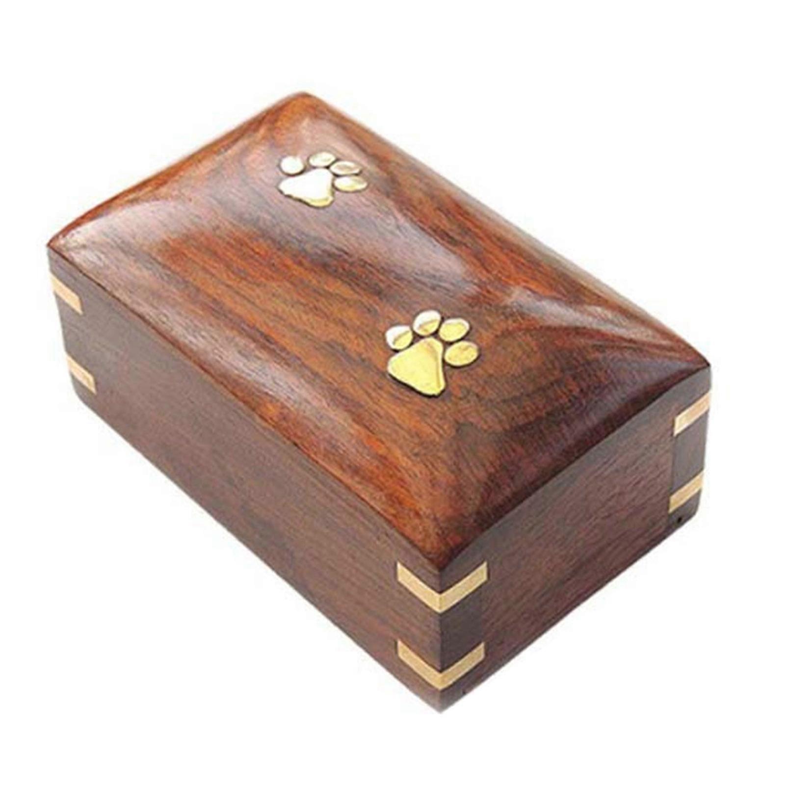 Create Special Place of Remembrances for Departed Pet with Wood Pet Remembrances Urn Box to Preserve Beautiful Memories Multicolor