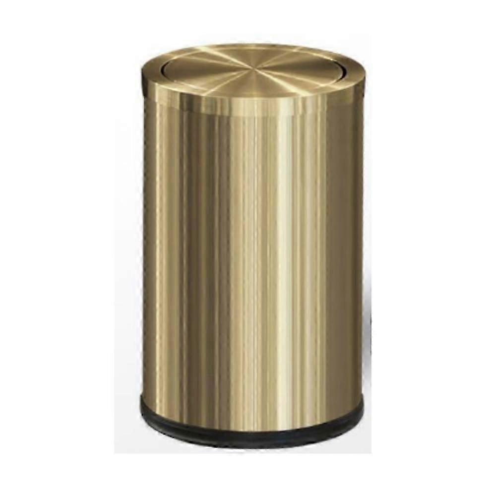 9L / 2.4 גלון נירוסטה עם מכסה פח אשפה עגול אמבטיה פח אשפה סל אשפה לחדר שינה מטבח משרדי