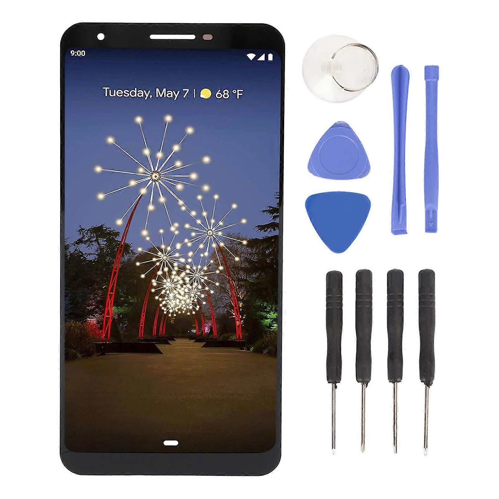 Pixel 3a XL 6" Screen Replacement - Multi-Touch, Fingerprint Support, Easy Install Kit