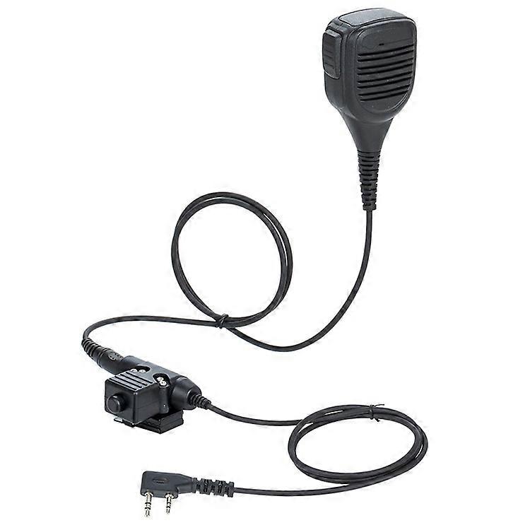 Ham Radio 7.1mm Adapter Speaker Microphone with U94 PTT Compatible For Baofeng Kenwood HYT TYT