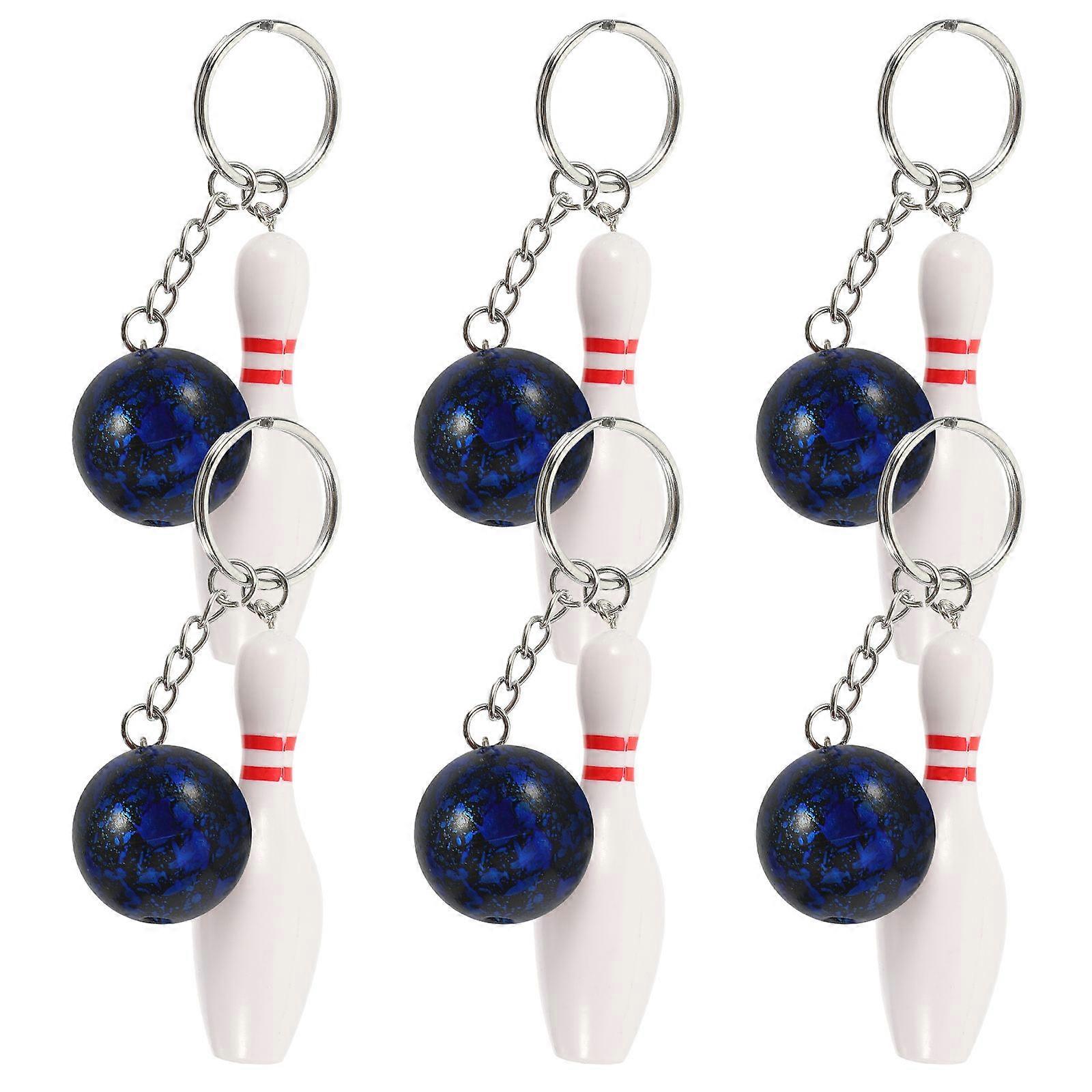 Mini Bowling Pin Keychains, Versatile Keepsake, Perfect for Special Occasions