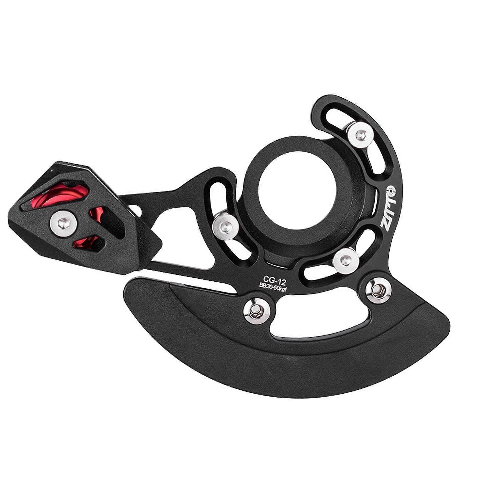 Bike Chain Tensioner Mountain Bike Chain Guide Bash Guard, Compatible with 26-29 Inches, Aluminum, Replacement Part Accessory