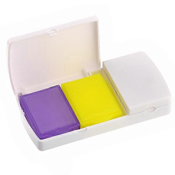 Portable Daily Mini Pill Case Pills Travel Case Compact Design For Outdoor 9.50X4.70X1.60CM 1Pack