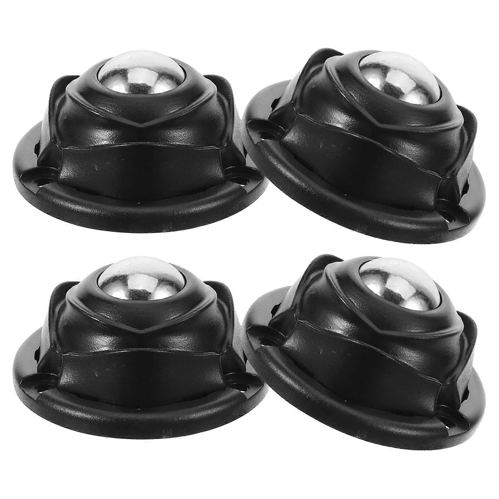 Self Adhesive Caster Rollers Caster Wheels Silent Operation Storage Box Trash Can 4Pcs