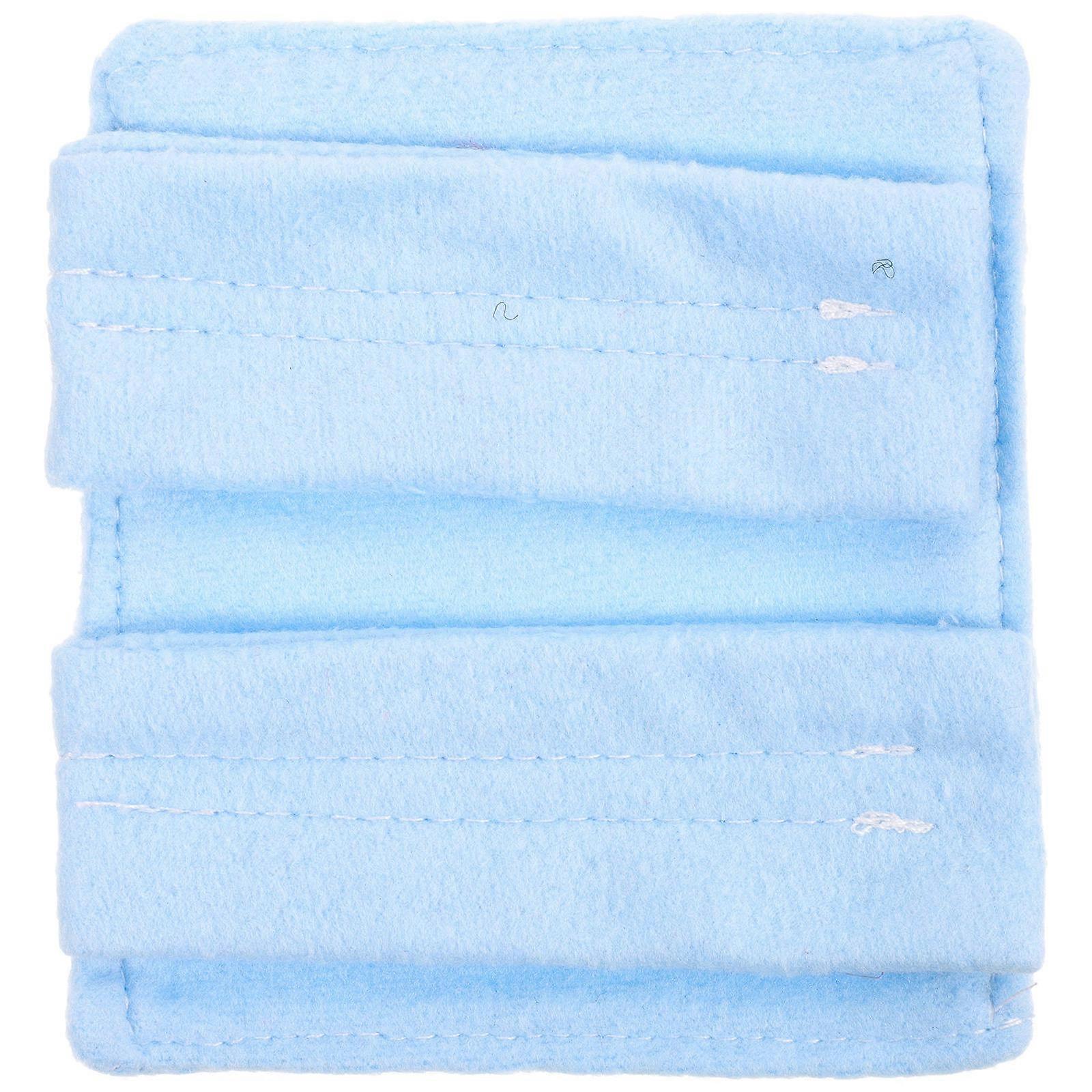 Port Pillows Bra Strap Pad Daily Life Sky-Blue 11.5x9x0.6cm 1Pack