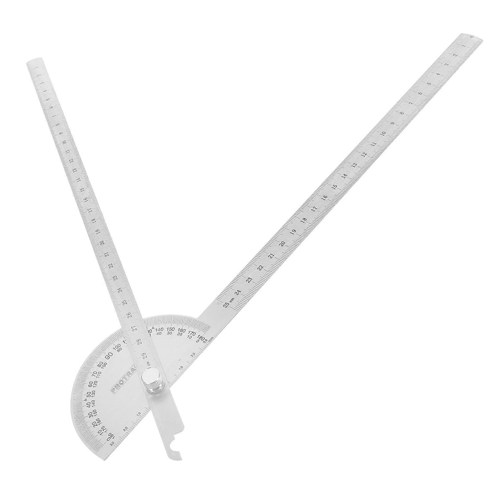 Tools For Woodworking Professional Design Swing Arm Protractor Professionals 30cm Length Stainless Steel Woodworking 1Set