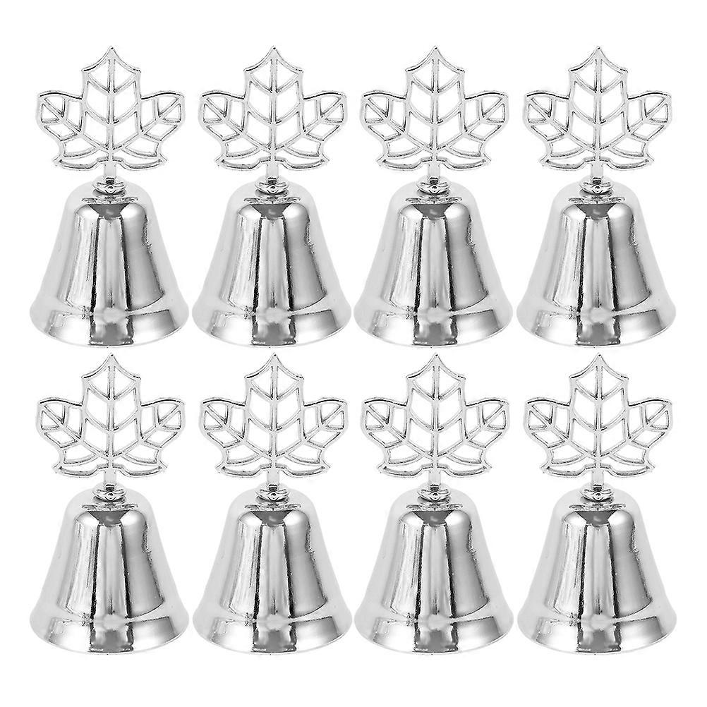 Table Number Holders 8Pcs Silver Alloy Card Display with Strong Grip for Wedding Use