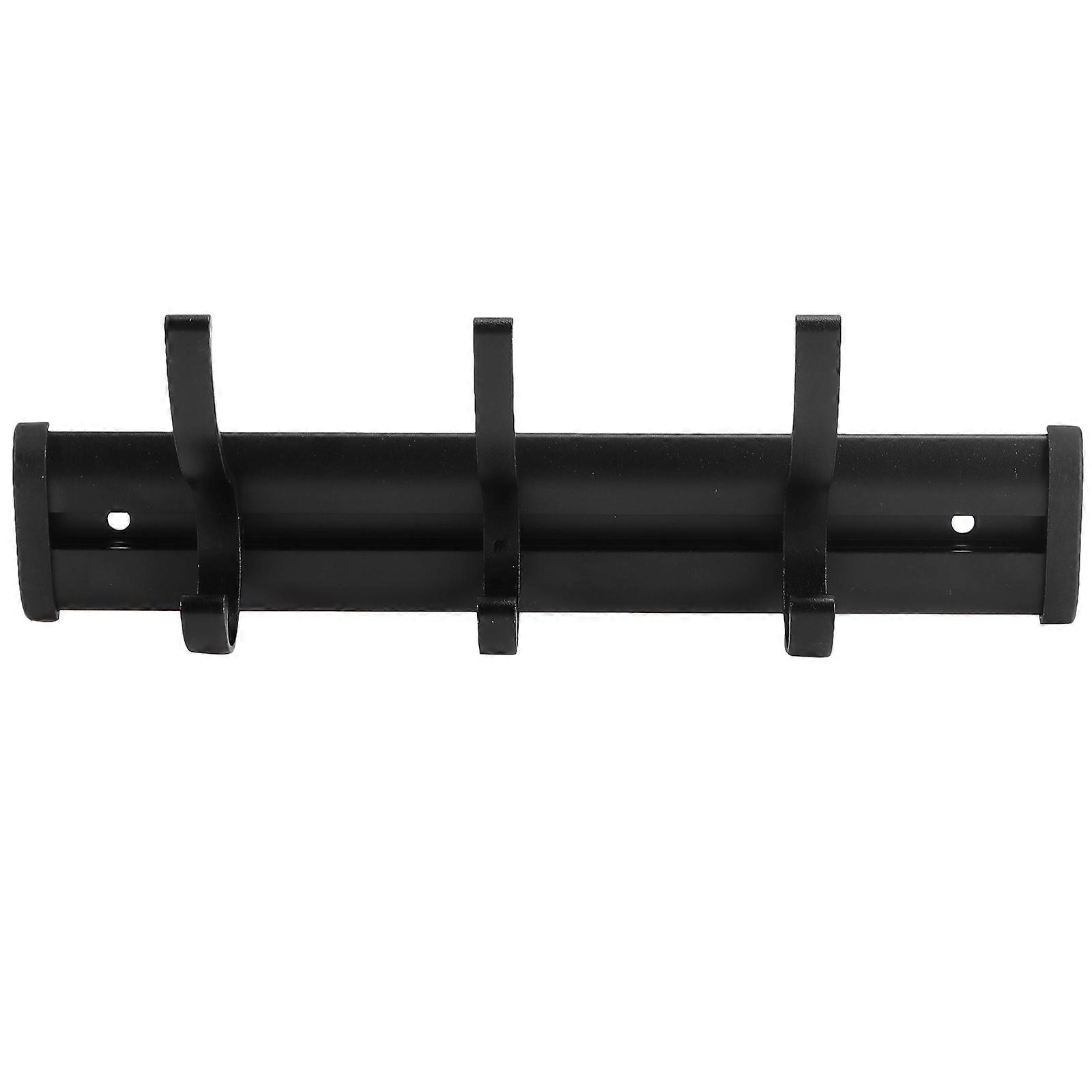 Stylish Black Movable Bathroom Hook for Towels & Clothes – Space Saving Storage Solution for Indoor Organization