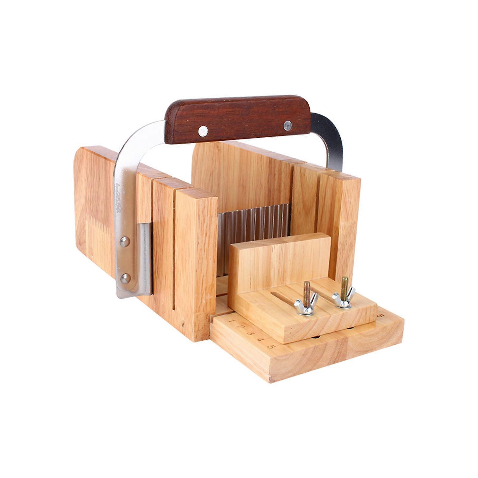 Handmade Soap Tool Set, Wooden Soap Loaf Mold, Knife, Soap Making Supplies