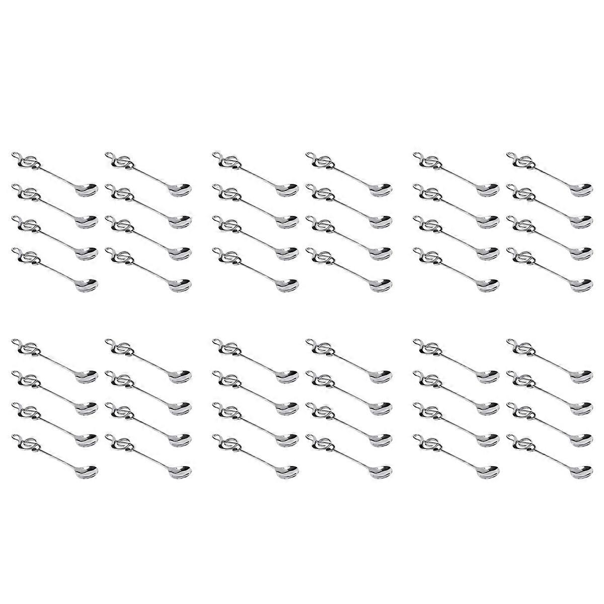 8Pcs Stirring Spoon Coffee Spoon Stainless Steel Flatware