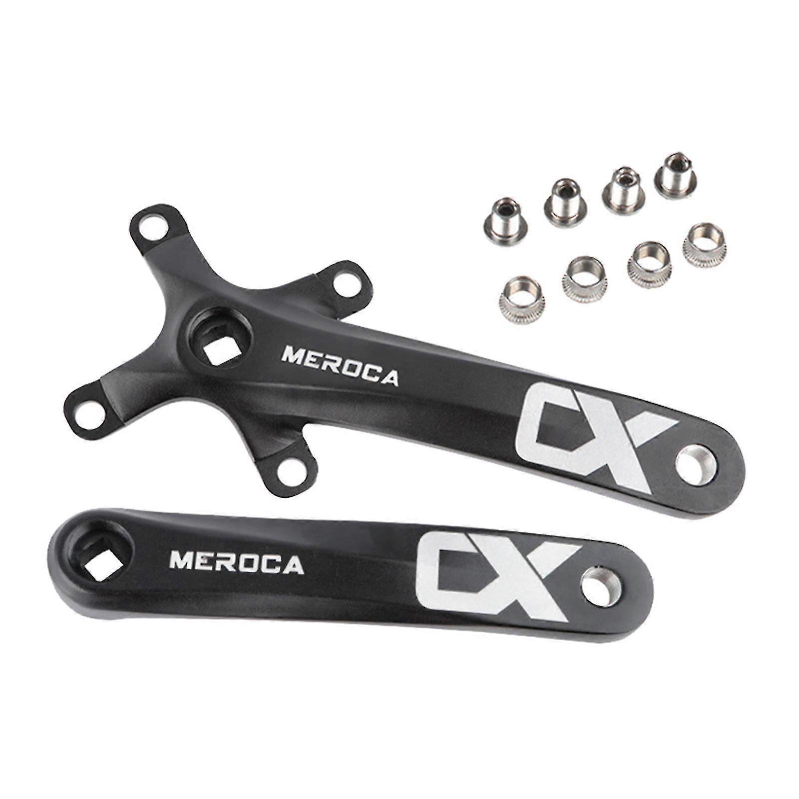 Sykkel Sveiv 104BCD MTB Sykkel Kranksett for Landeveissykler Svart