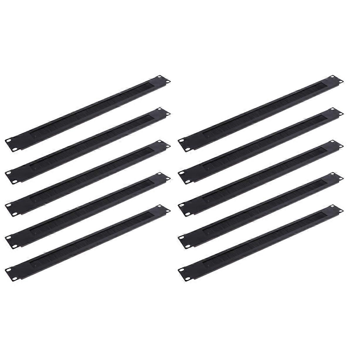 1Pcs 1U 19Inch RACK MOUNT Blanking Plate Rack Mounting Network Brush