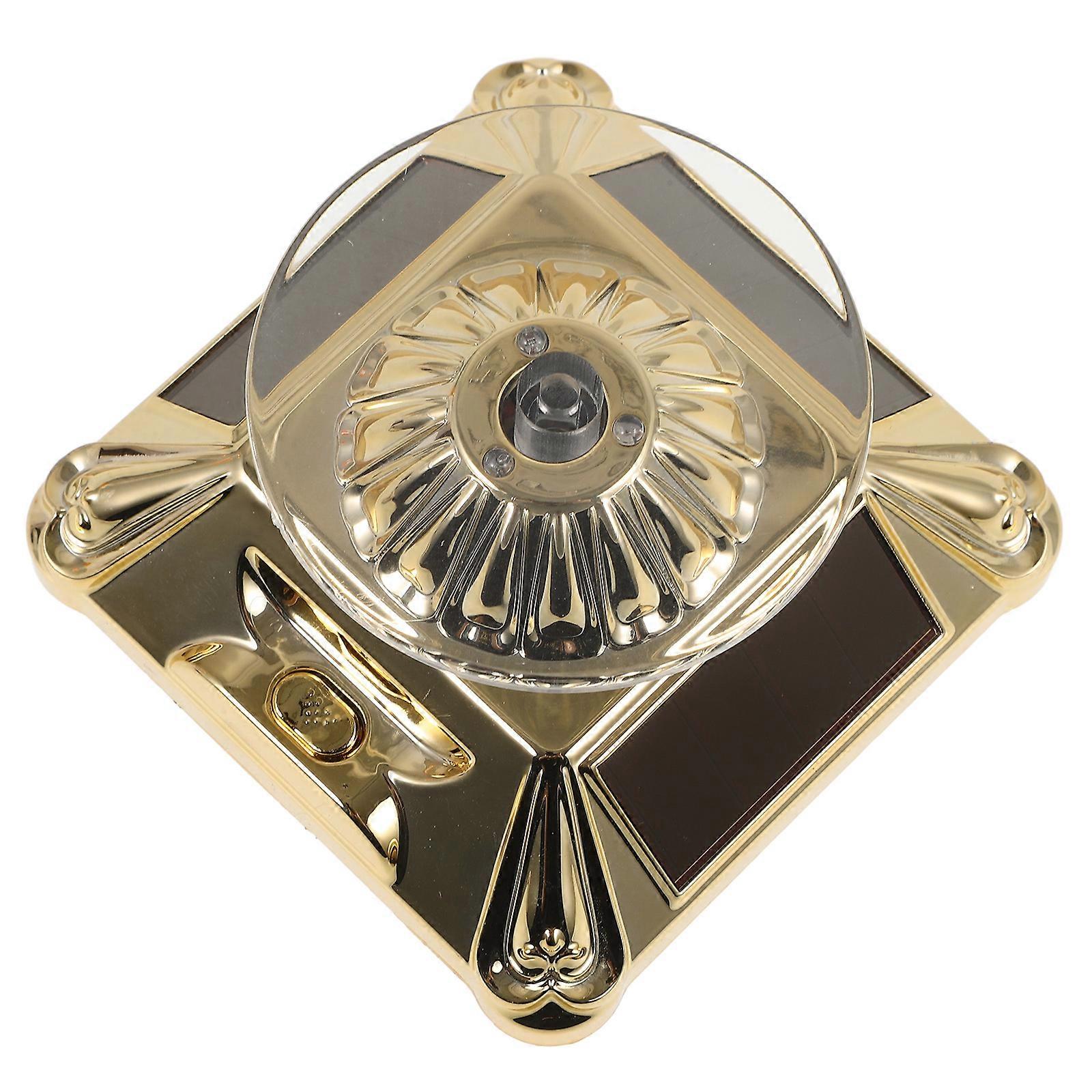 Rotating Display Base Elegant Solar-powered Circular 1Pcs
