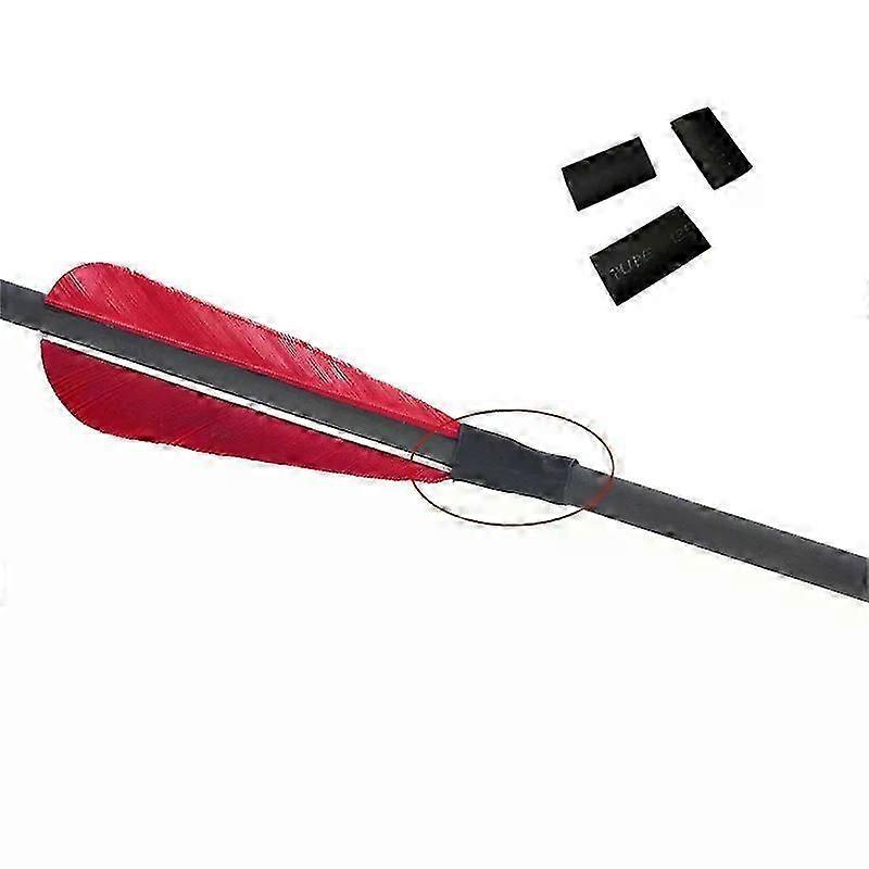 5 M/Lot Arrow Heat Shrink Tubing Feather Protector Tube Μαύρο κατάλληλο για τοξοβολία Σκοποβολή Κυνήγι Εργαλεία βέλους DIY DIY βέλος