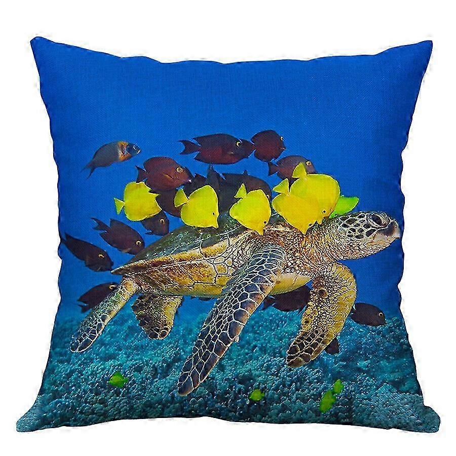 オーシャンシーナリーピローケースコットンリネンクッションカバーソファホームデコレーションデザイン523jpjcjh