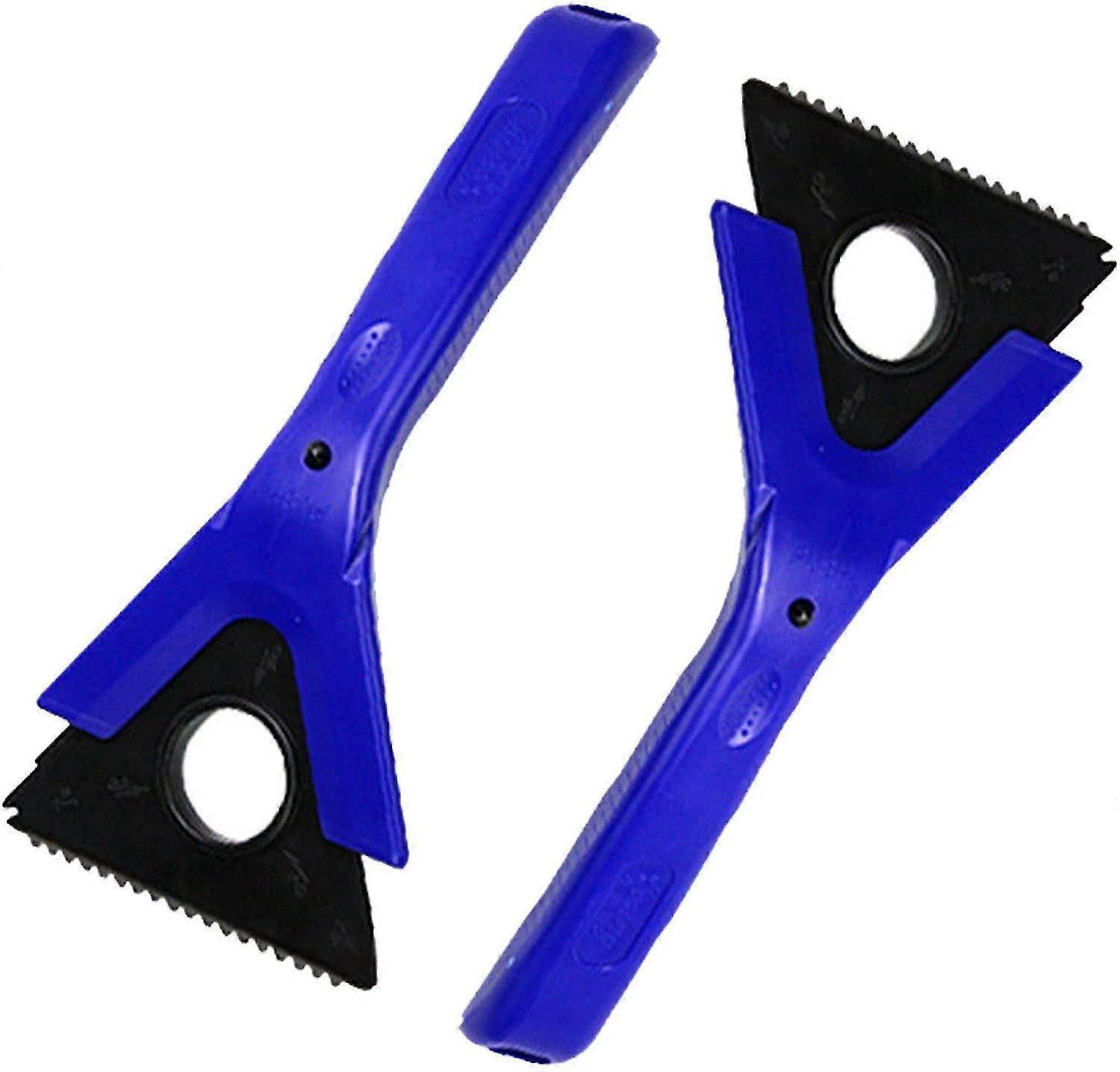 Dual Ice Scraper & Squeegee for Car Windshields - Frost Removal Tool