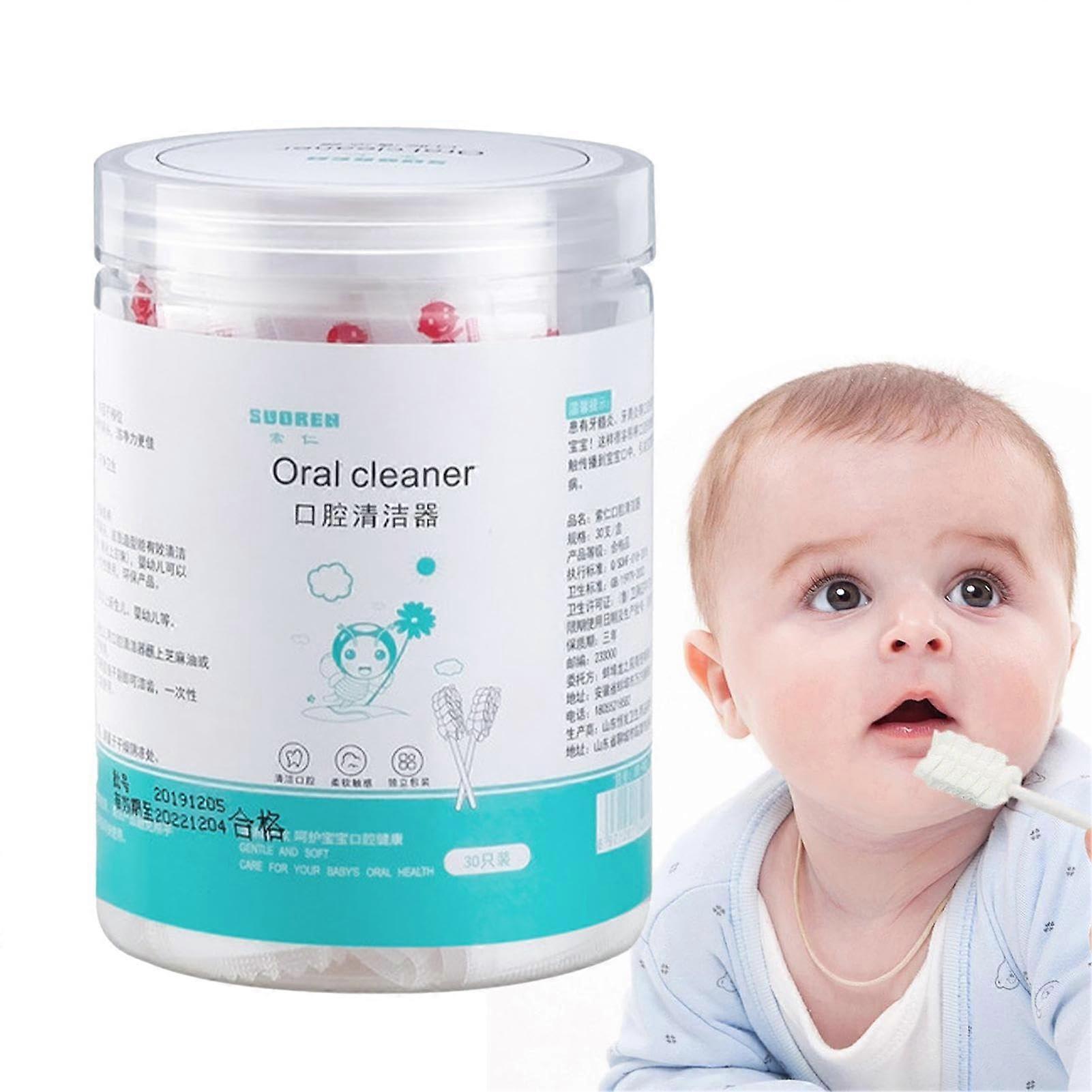 Tongue Cleaner Baby Toothbrush Soft Hygienic Gauze Portable Oral Care Tool for Infants and Toddlers