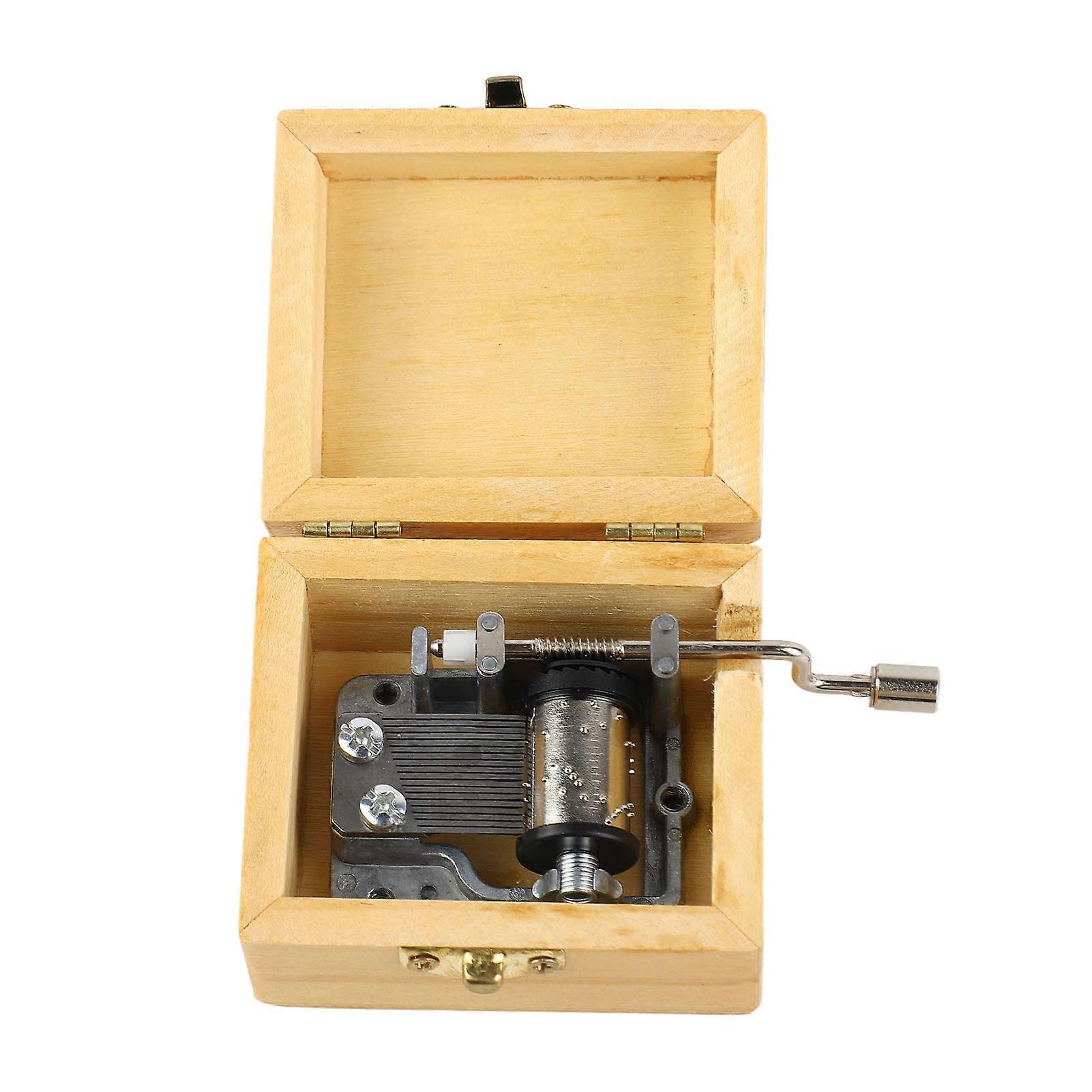 Manual Music Box Clear Music Unique Pattern Exquisite Peaceful Sound for Children Girl