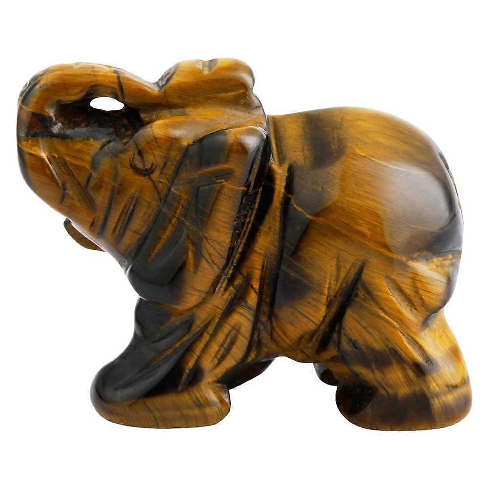 Elephant Desktop Decor Wealth Desktop Elephant Adornment Jasper 1Set
