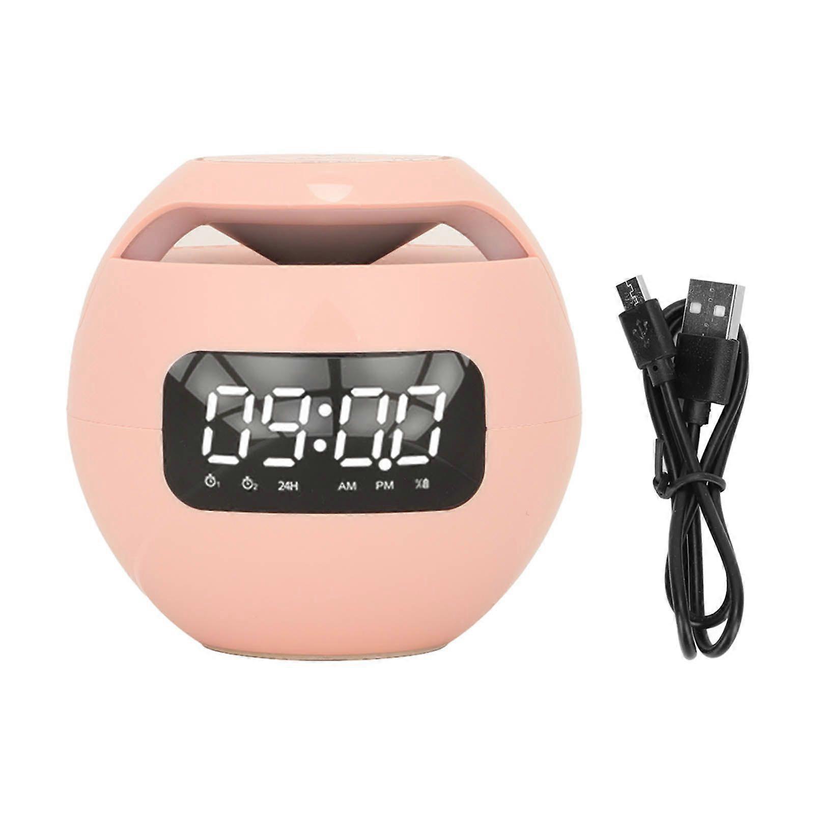 2025 Latest Model  Bluetooth Alarm Clock Speaker Colorful Mini Portable