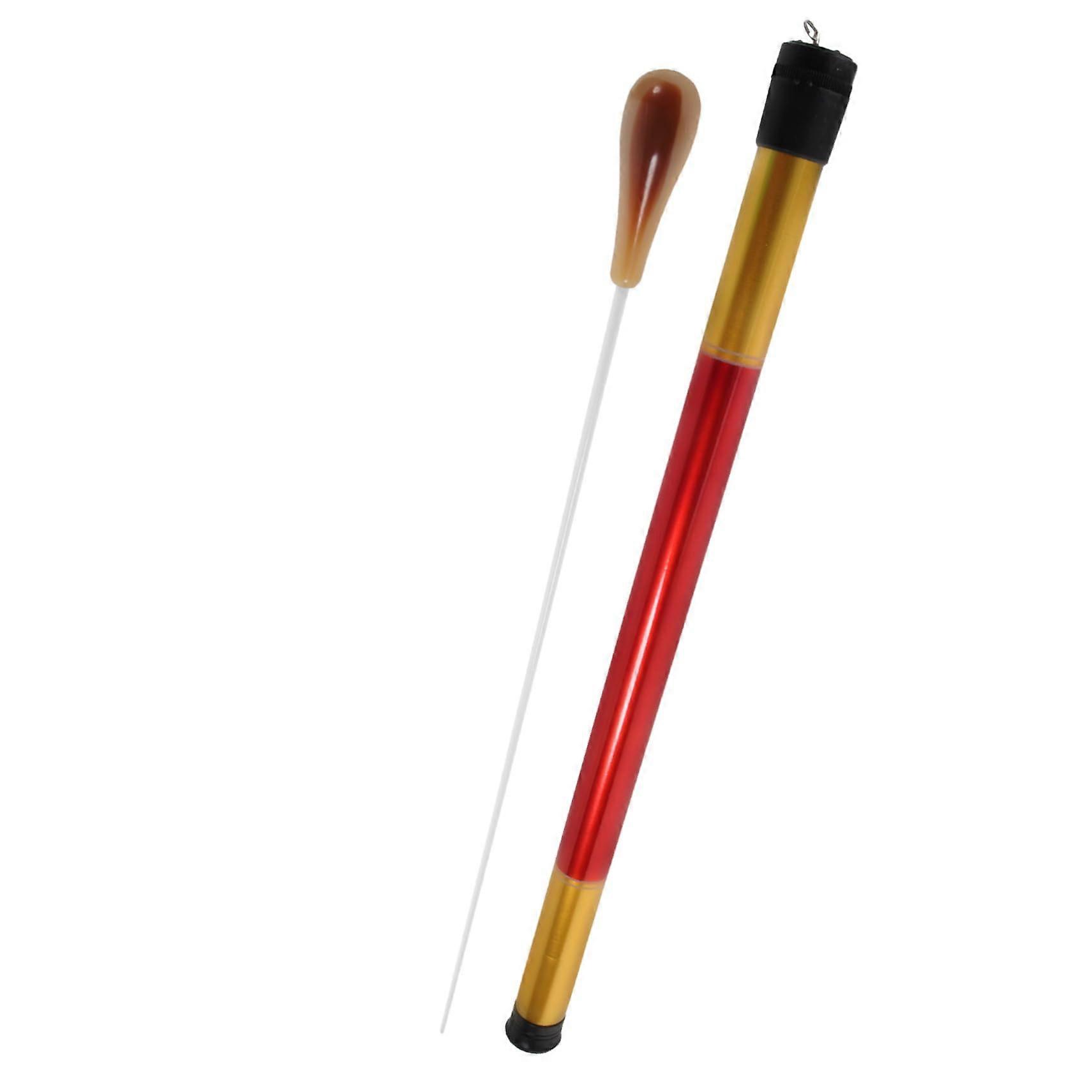 Metal conductors with storage tubes march for music for orchestra and students.