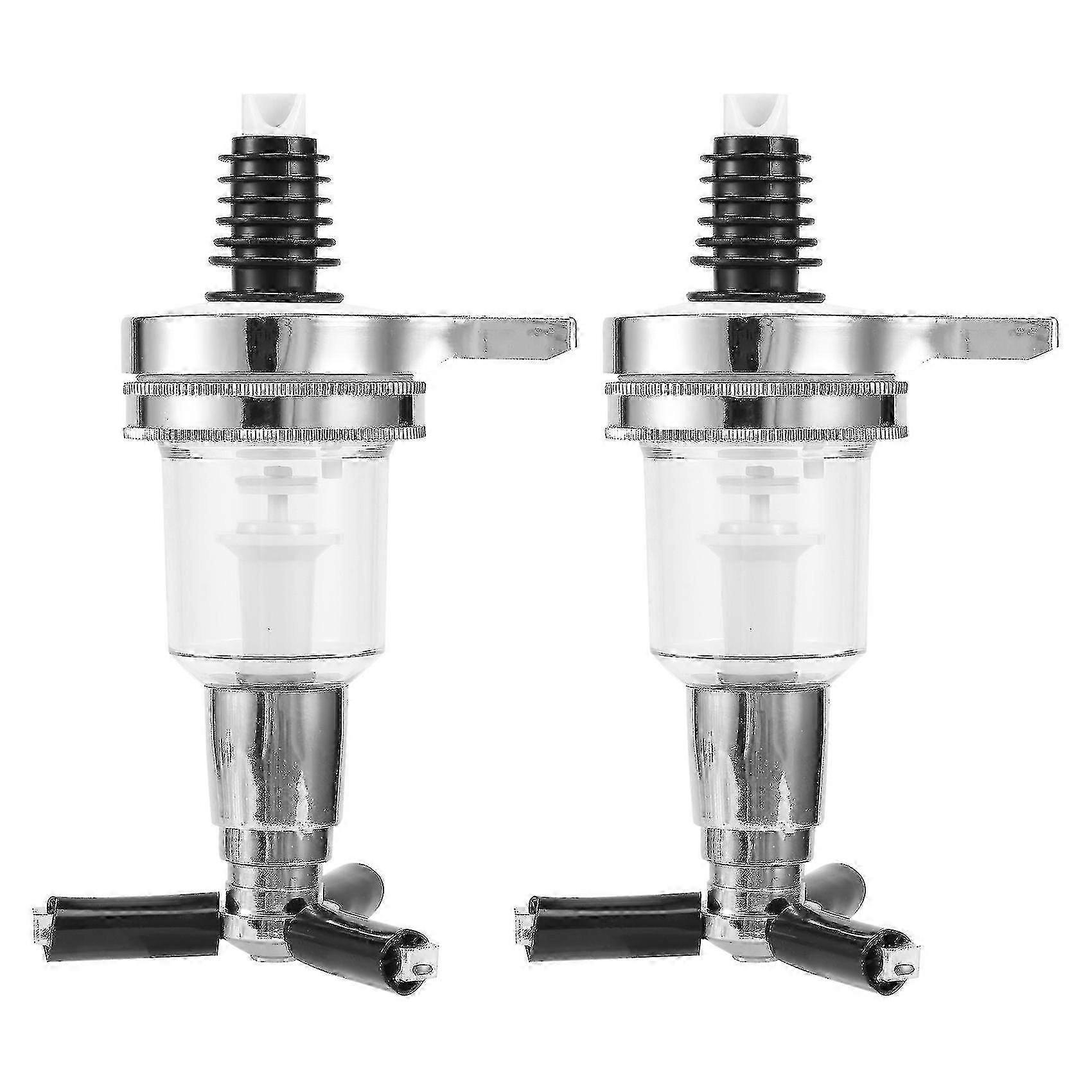 2 stk 45 ml/1,5 oz veggmontert erstatningsdyseskudddispenser for roterende brennevinsbeholder