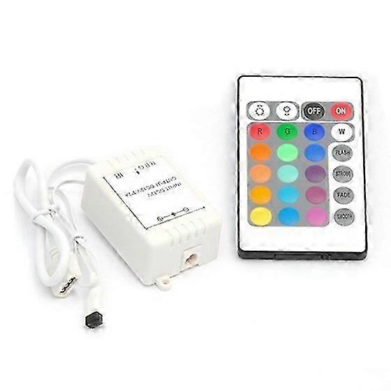 24-Tasten-Wireless-RGB-LED-Lichtcontroller Ir-Fernbedienung 12-V-Dimmer