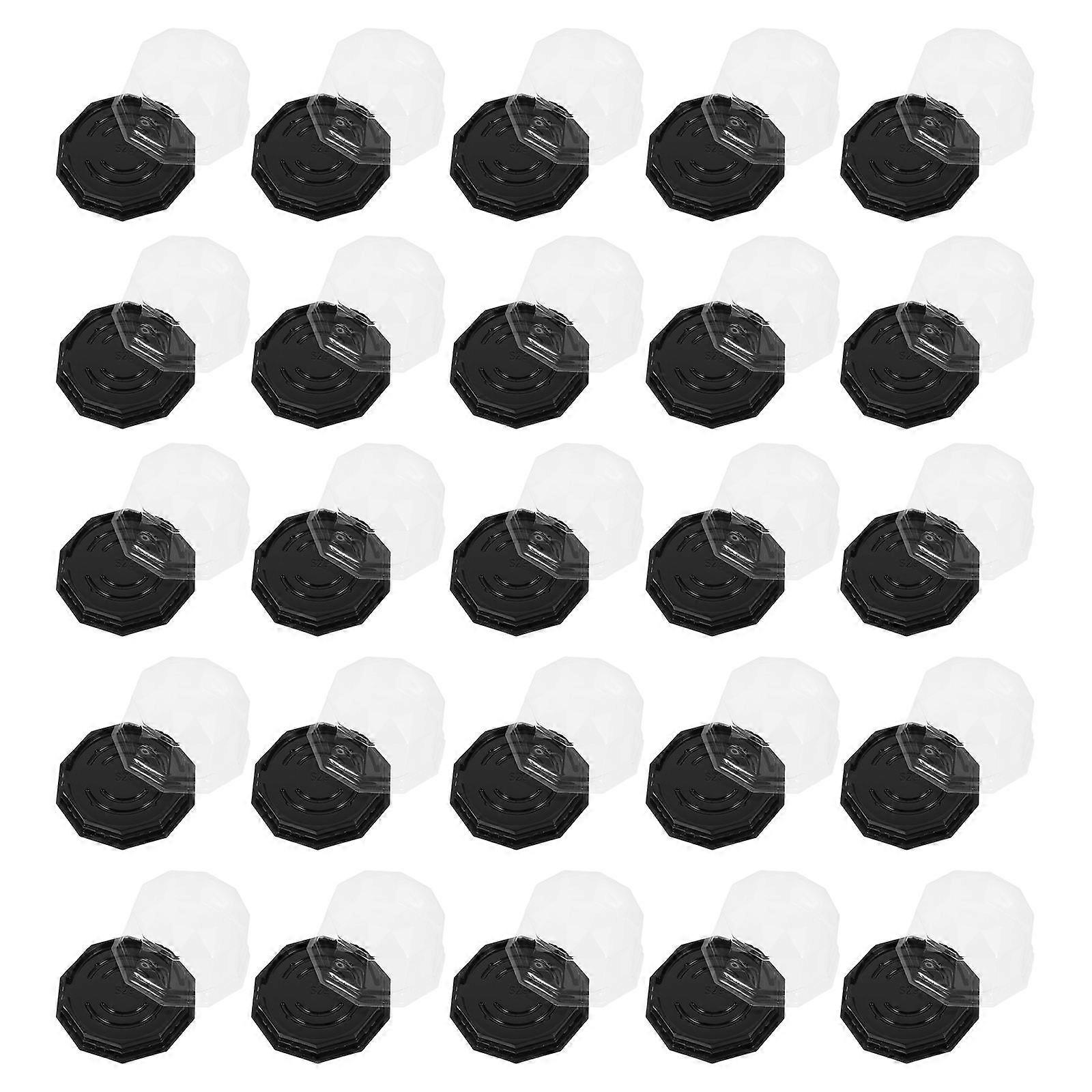 Mini Cake Box Diamond Shape Container Dessert Boxes Black 10.2 x 10.2 x 6 Packaging 100Pcs