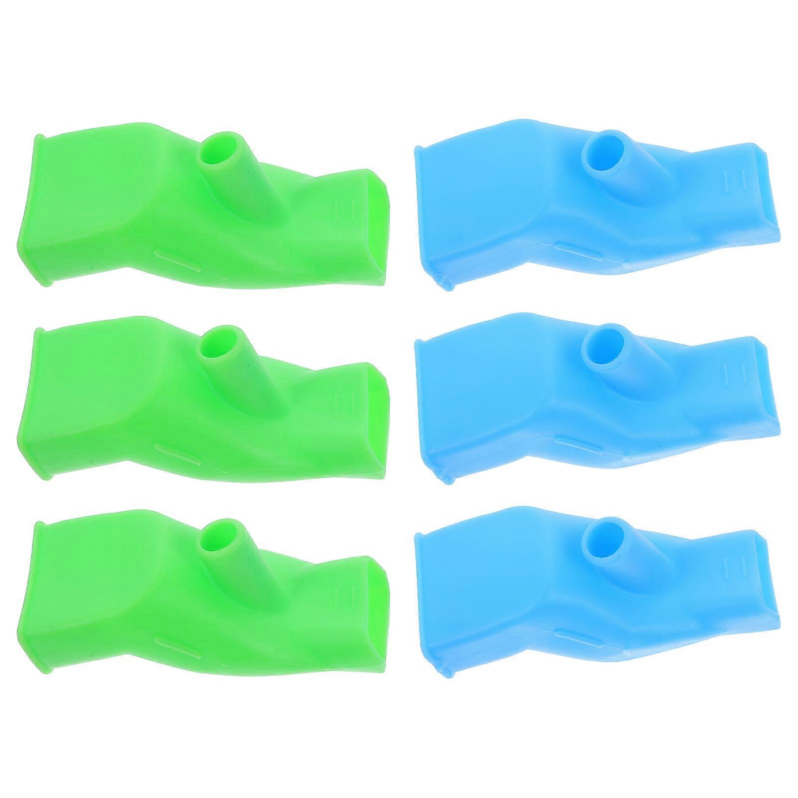 Splash Proof Tub Spout Adapter for Home Hotel Restaurant Use 6Pcs TPR Material