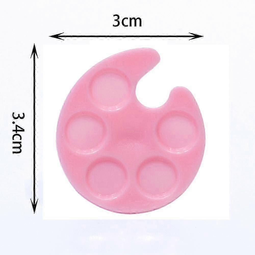 Mini Ring Tray Palette para esmalte e cola - Essential Manicure Tool