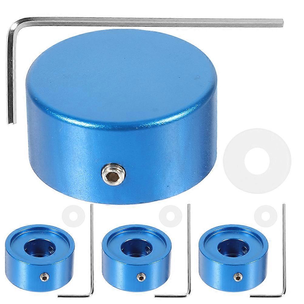 Guitar Effects Footswitch Toppers Metal Pedal Buttons Reusable Sandblasting Anodizing Coloring Musicians Performance 1 Set