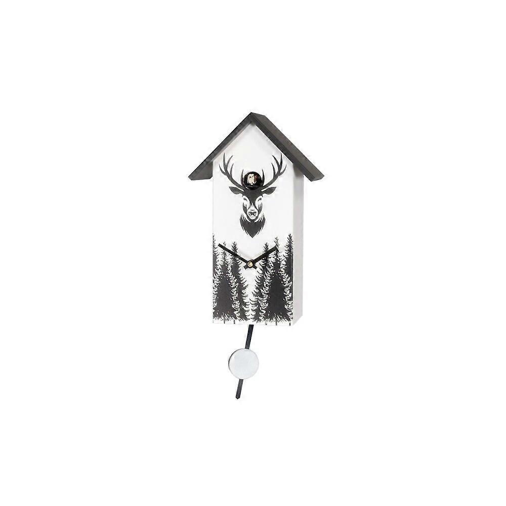 Engstler - 360/33_Q - Cuckoo Clock - Quartz - Walnut - 28 cm