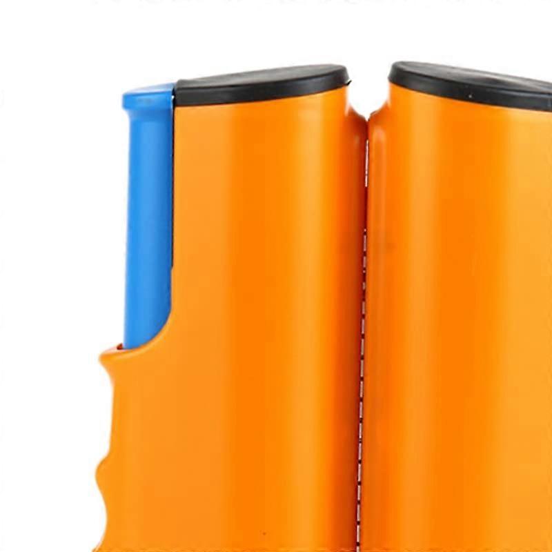 Table Tennis Net Retractable Table Tennis Net Wavy Edge Pongball Net for Gym School Orange Blue