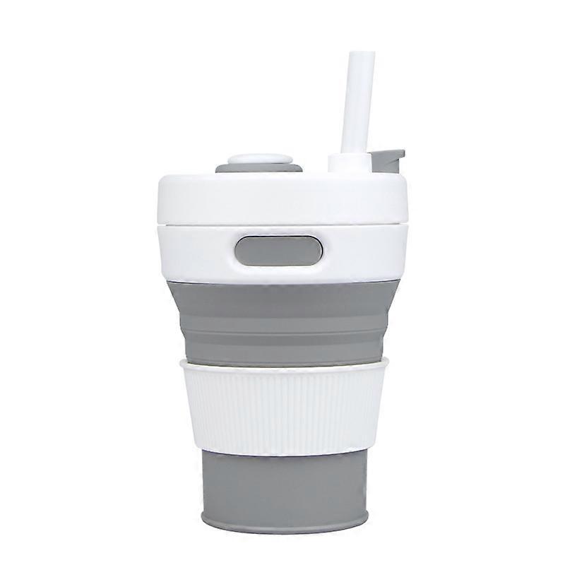350ML Folding Portable Silicone Telescopic Drinking Coffee Cup Multi-function Silica Cup Travel