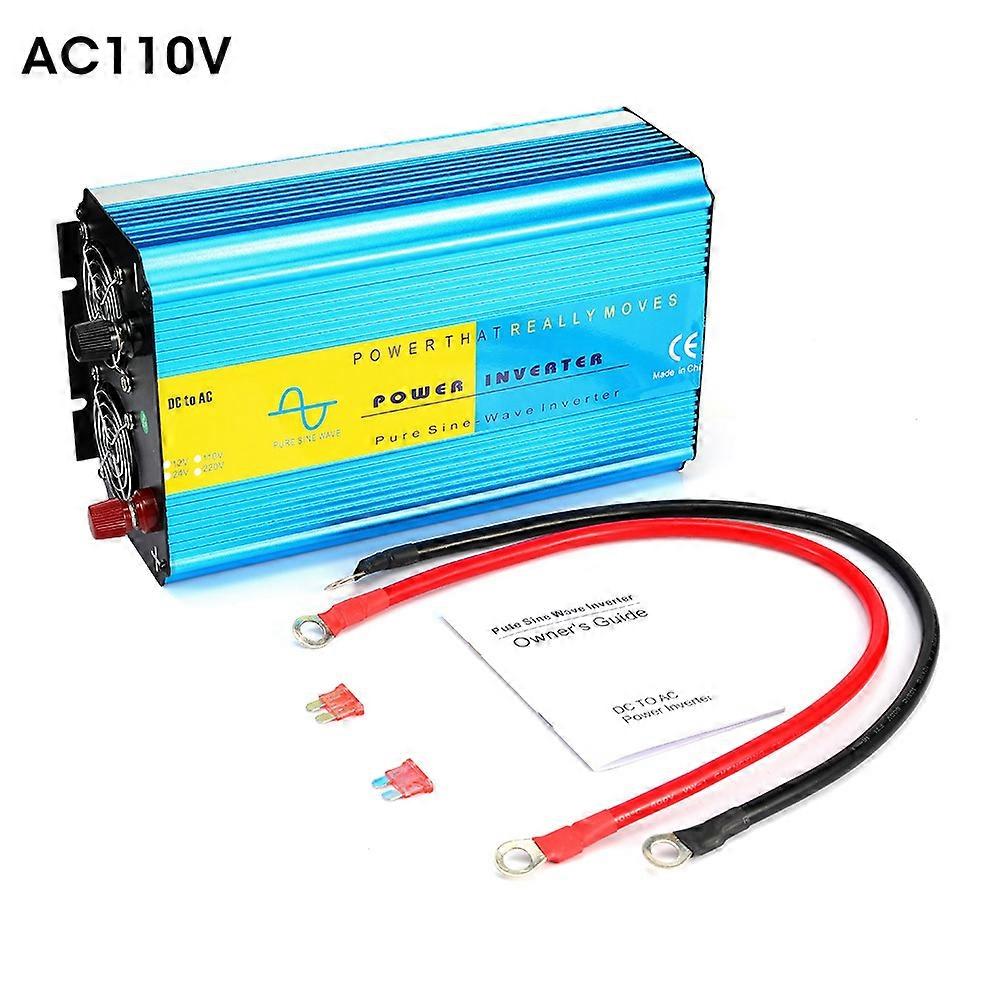 Pure sine wave inverter 2000W for laptops with universal socket