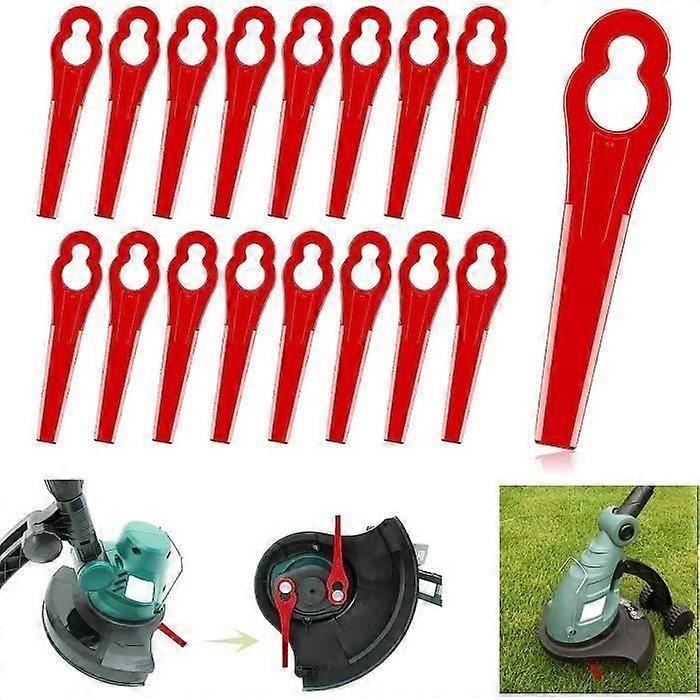 Pack Of 100 Replacement Blades Compatible With Florabest Lidl Frta 20 A1, Fat 18B2, Fat 18B3, Plastic Blade