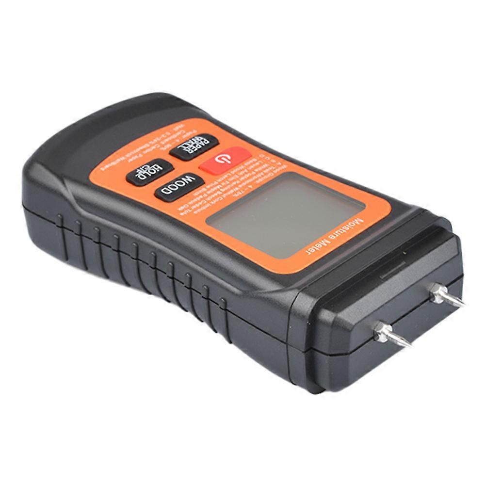 Wood Moisture Meter Tester Paper Wall Humidity Detector 1 Set Hygrometer Black