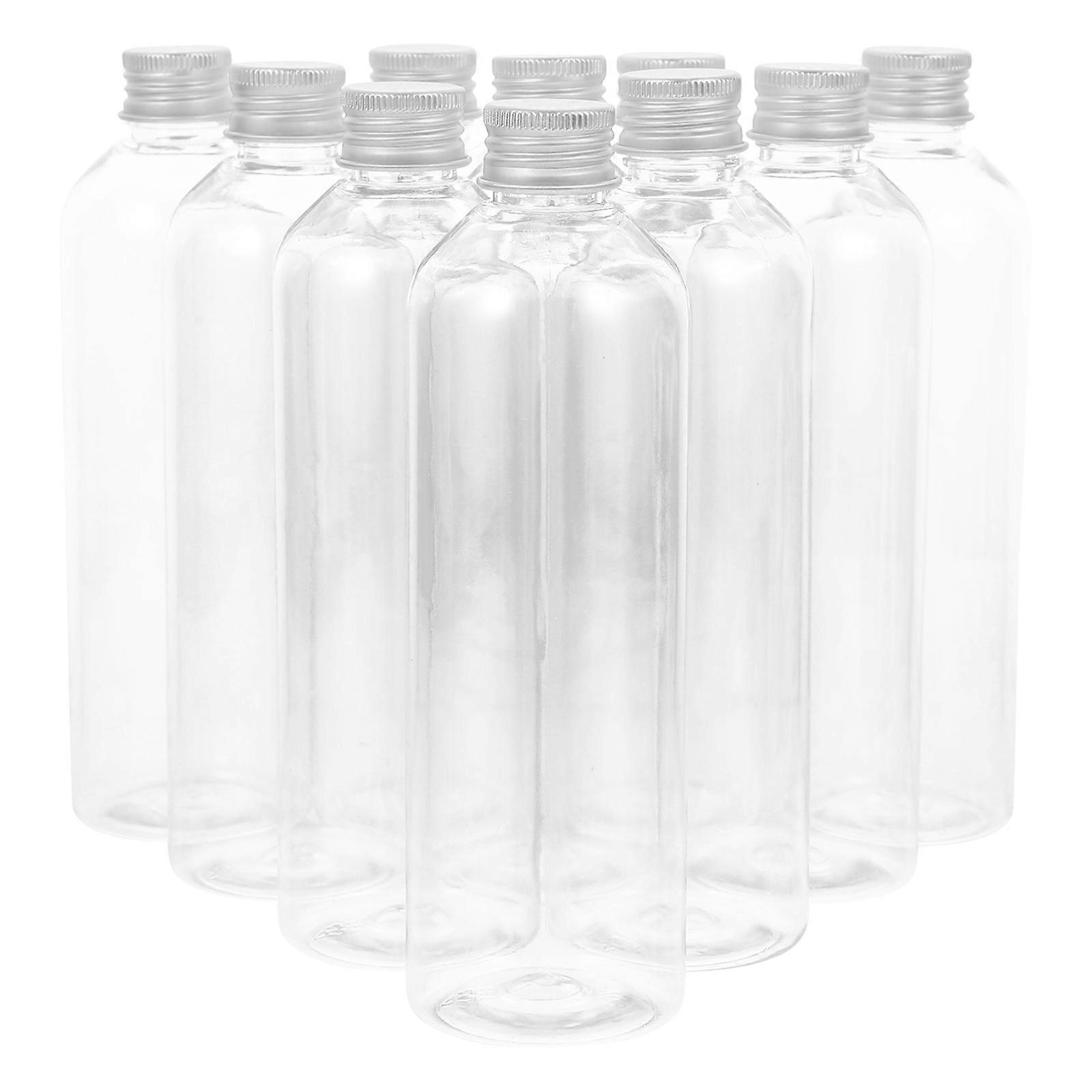 10Pcs Household Juice Bottles Multifunction Plastic Bottles Convenient Empty Bottles