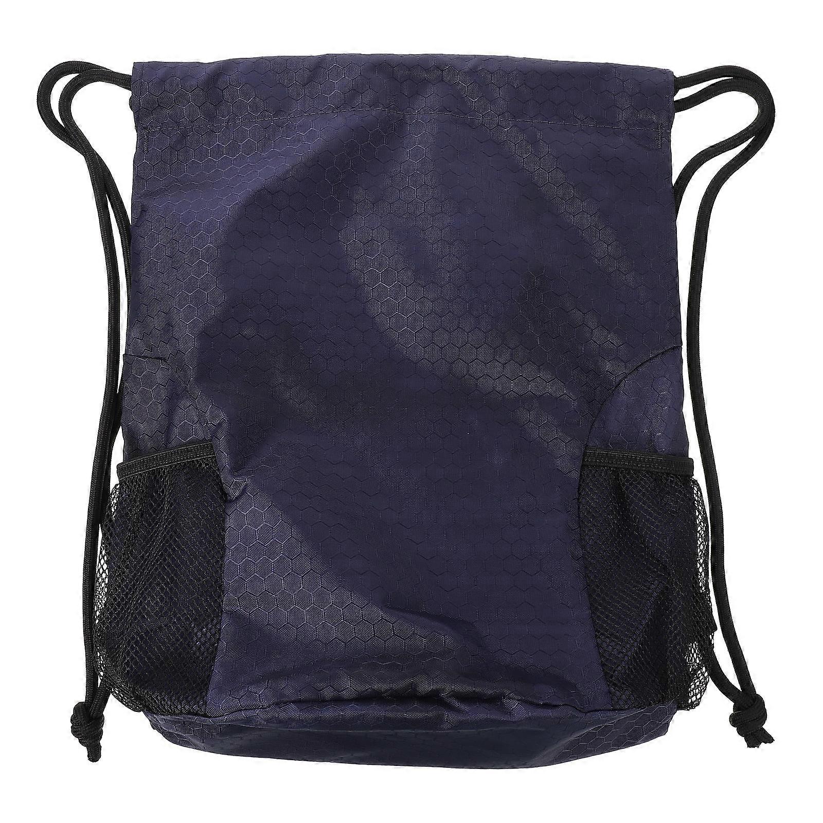 Lightweight Durable Drawstring Backpack for Camping, Gym, Travel – Multi Use Outdoor Bag with Side Pockets for Beach, Books, and Reusable Shopping