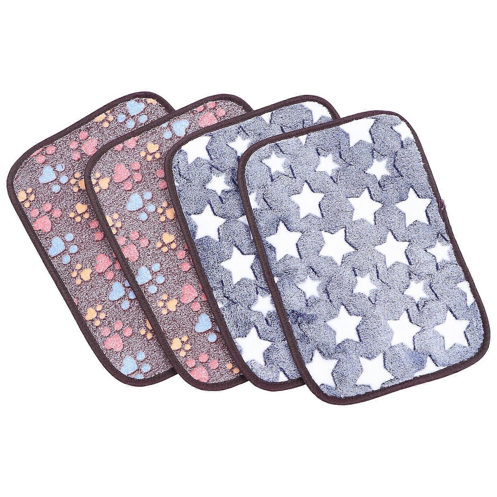 Cool Pet Pad Small Animal Heat Pad Exploring Foraging Chewing Absorptive Capacity 4Pcs